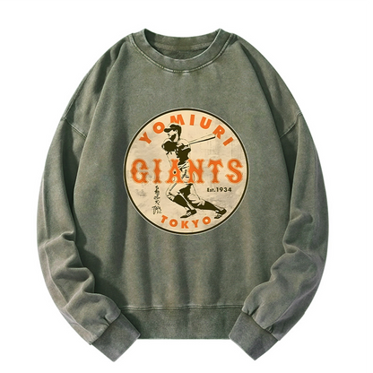 Tokyo-Tiger Yomiuri Giants Shigeru Nagashima Washed Sweatshirt