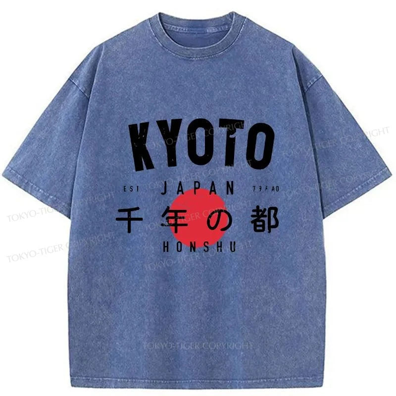 Tokyo-Tiger The Millennium Capital Of Japan Washed T-Shirt