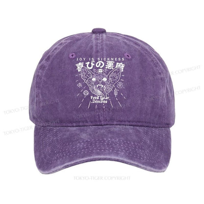 Tokyo-Tiger Joy Is Sickness Washed Cap