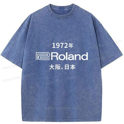 Tokyo-Tiger 1972 Roland Osaka Japan Washed T-Shirt