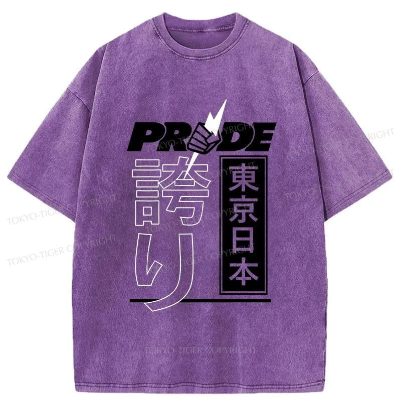 Tokyo-Tiger Pride FC Tokyo Japanese Washed T-Shirt