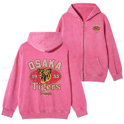 Tokyo-Tiger Osaka Tigers 1935 Washed Zip Hoodie