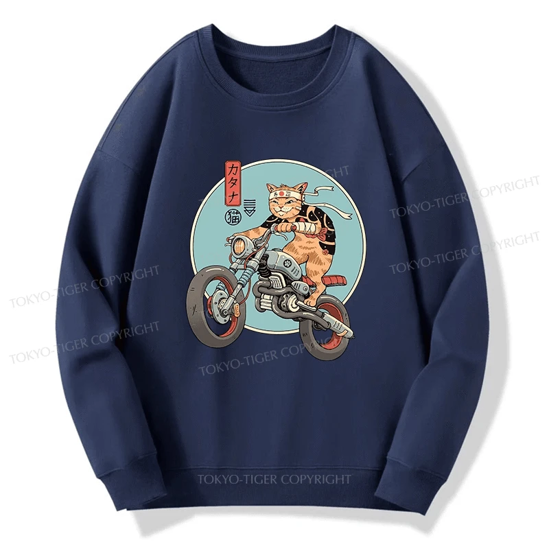 Tokyo-Tiger Catana Motorcycle Sweatshirt