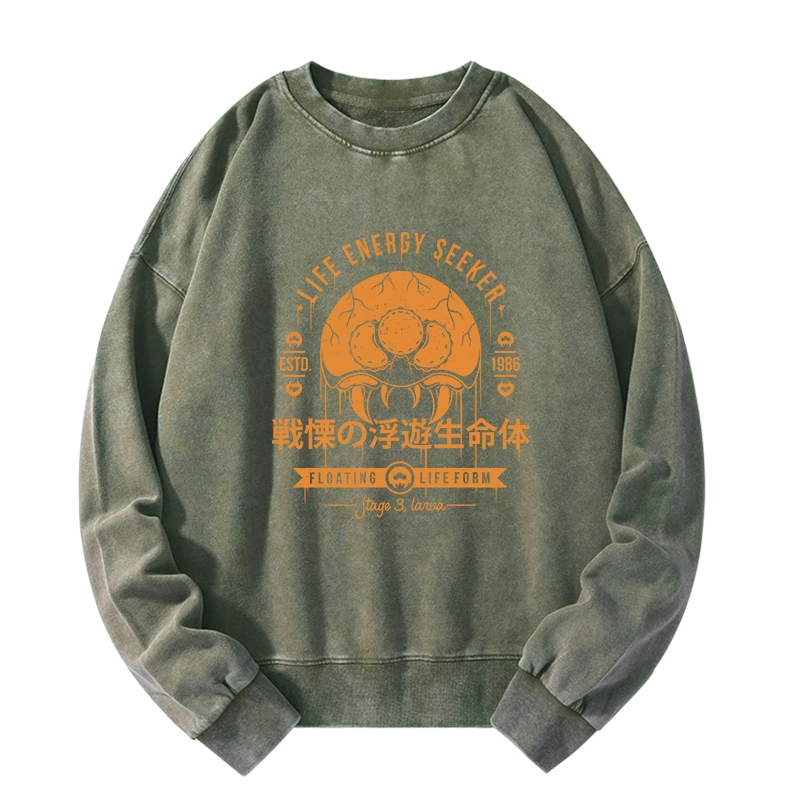 Tokyo-Tiger The Dangerous Larva Washed Sweatshirt