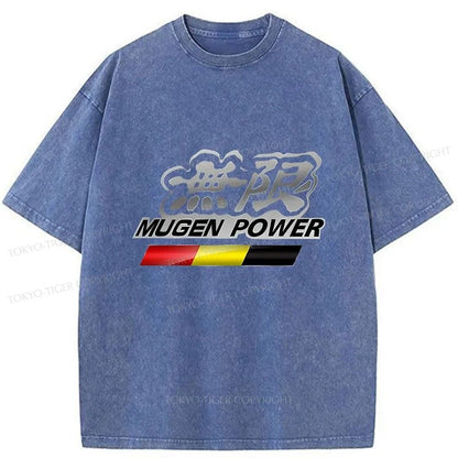 Tokyo-Tiger Mugen Power Japanese Washed T-Shirt