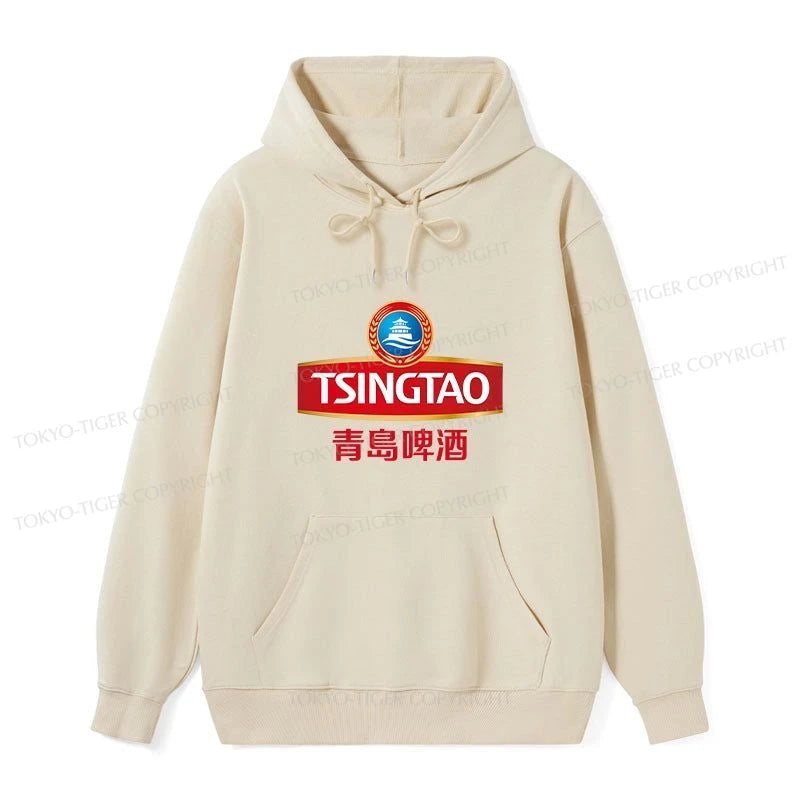 Tokyo-Tiger Qingdao Beer Logo Classic Hoodie