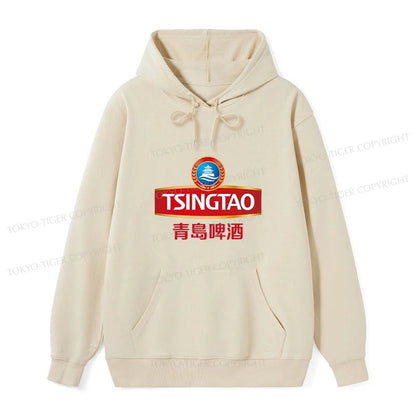 Tokyo-Tiger Qingdao Beer Logo Classic Hoodie