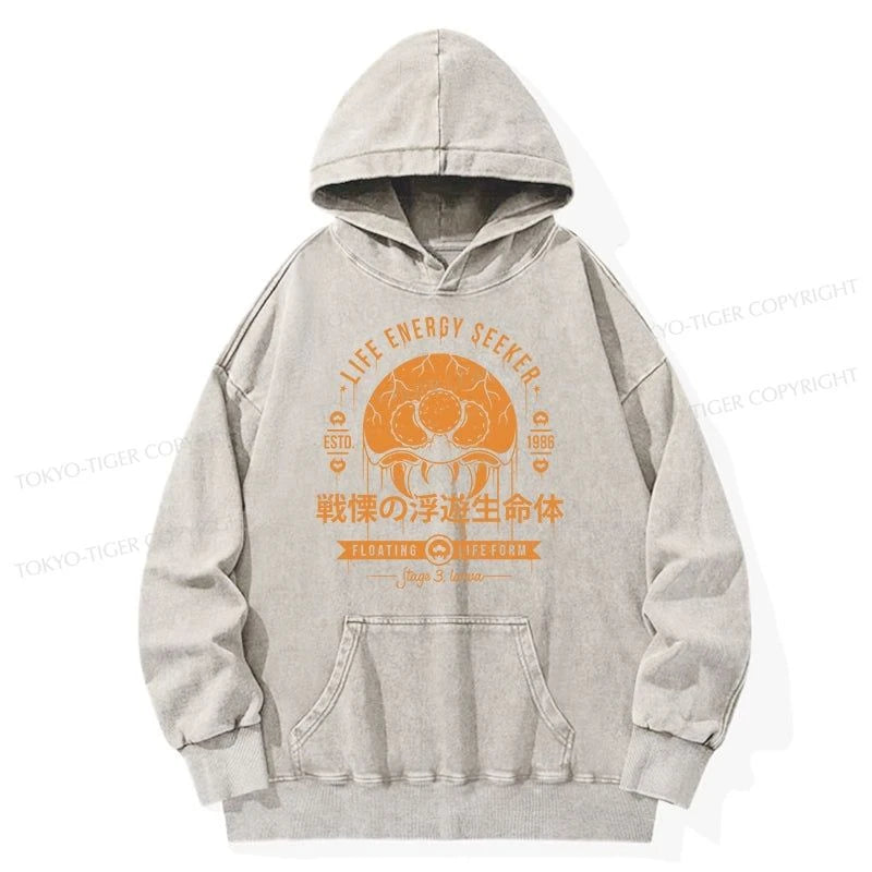 Tokyo-Tiger The Dangerous Larva Washed Hoodie