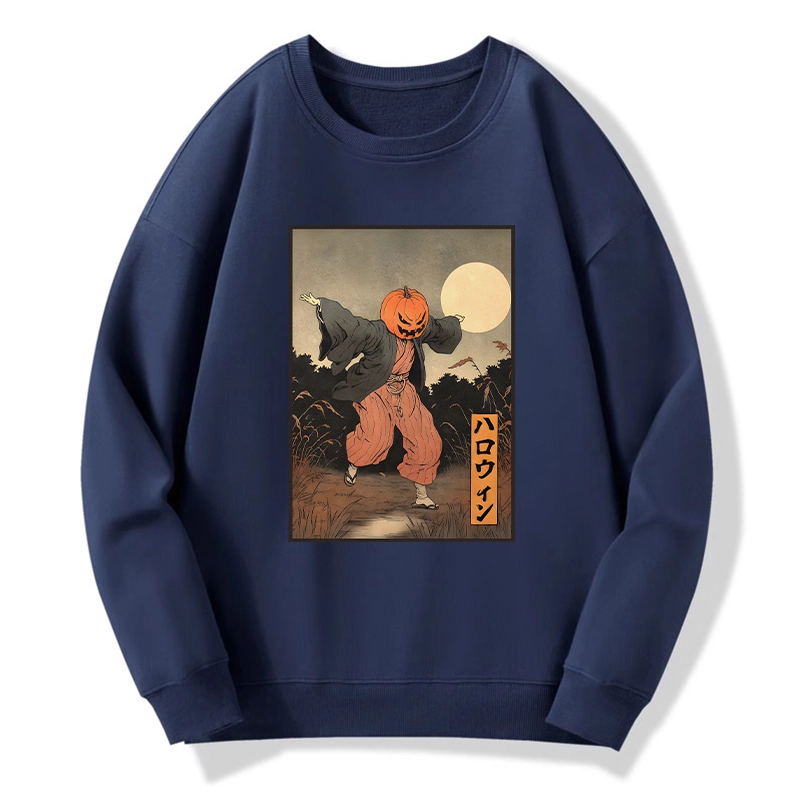 Tokyo-Tiger Japanese Pumpkin Monster Sweatshirt