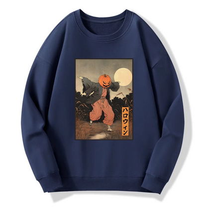 Tokyo-Tiger Japanese Pumpkin Monster Sweatshirt