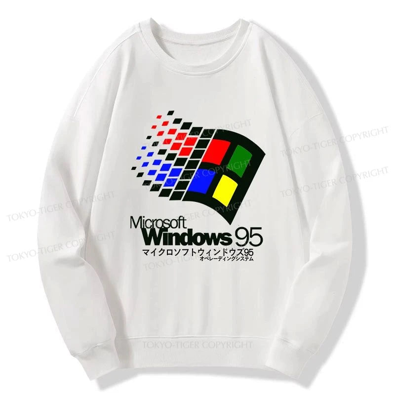 Tokyo-Tiger Windows 95 Logo Sweatshirt