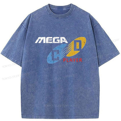 Tokyo-Tiger Mega CD Japanese Washed T-Shirt