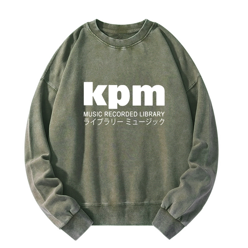 Tokyo-Tiger KPM Music Washed Sweatshirt