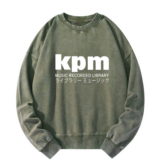 Tokyo-Tiger KPM Music Washed Sweatshirt