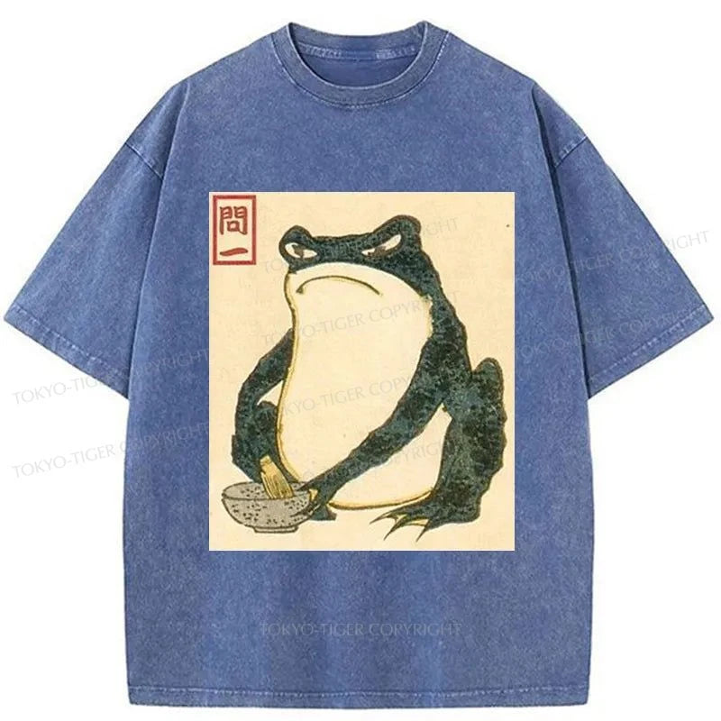 Tokyo-Tiger Matsumoto Hoji Japanese Frog Washed T-Shirt