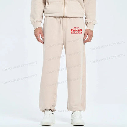 Tokyo-Tiger Yakult Logo Washed Sweatpants