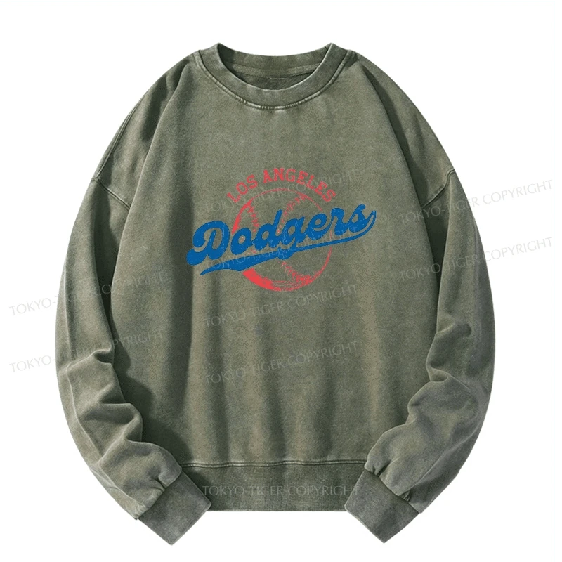 Tokyo-Tiger Ohtani 17-Retro-Dodgers Washed Sweatshirt