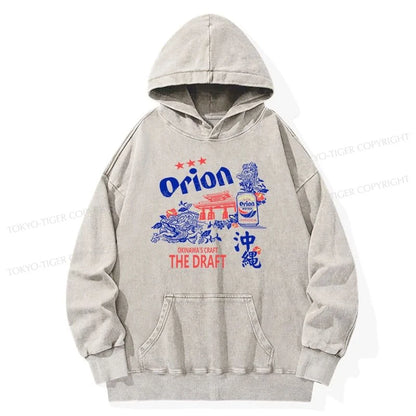 Tokyo-Tiger Orion Beer With Okinawa Washed Hoodie