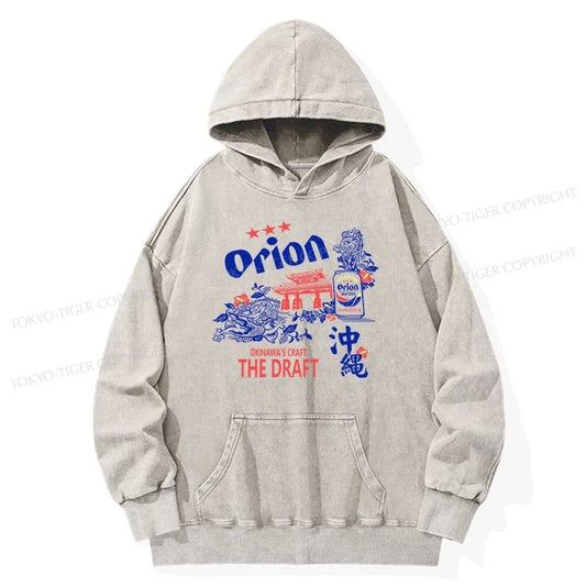 Tokyo-Tiger Orion Beer With Okinawa Washed Hoodie