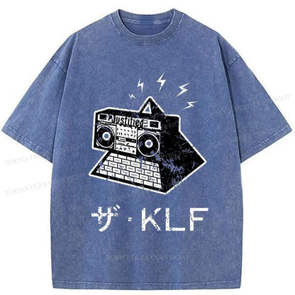 Tokyo-Tiger KLF Logo Japanese Washed T-Shirt