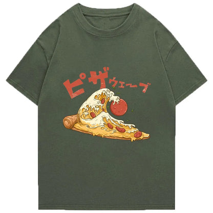 Tokyo-Tiger The Great Pizza Wave Classic T-Shirt