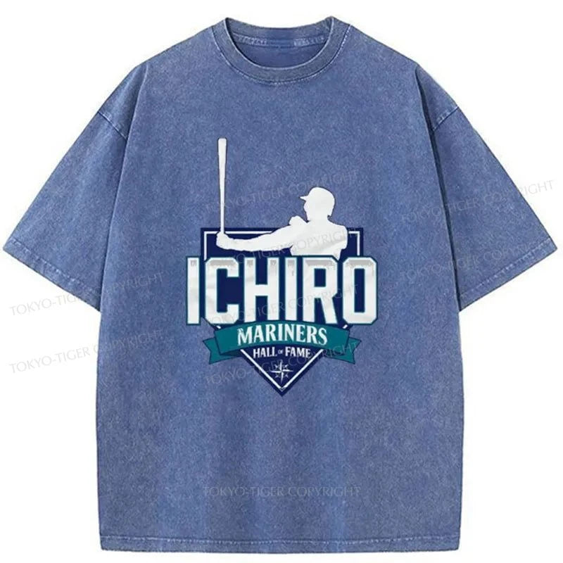 Tokyo-Tiger Ichiro Suzuki Japanese Washed T-Shirt