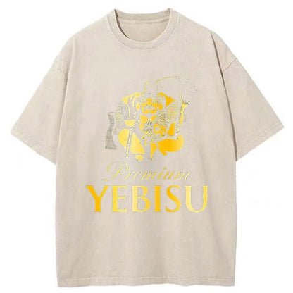 Tokyo-Tiger Yebisu Beer Golden Washed T-Shirt