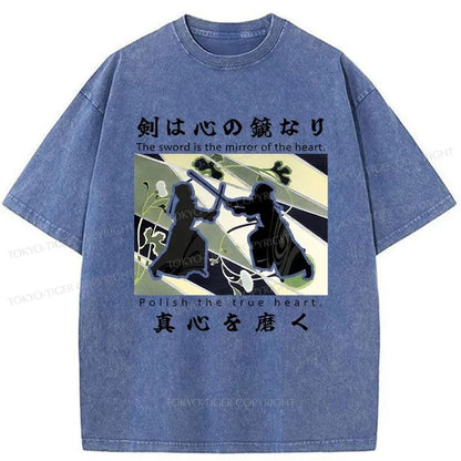 Tokyo-Tiger Kendo Japan Washed T-Shirt