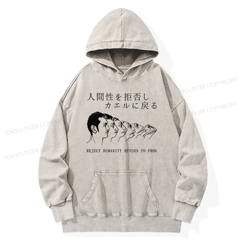 Tokyo-Tiger Return To Frog Washed Hoodie