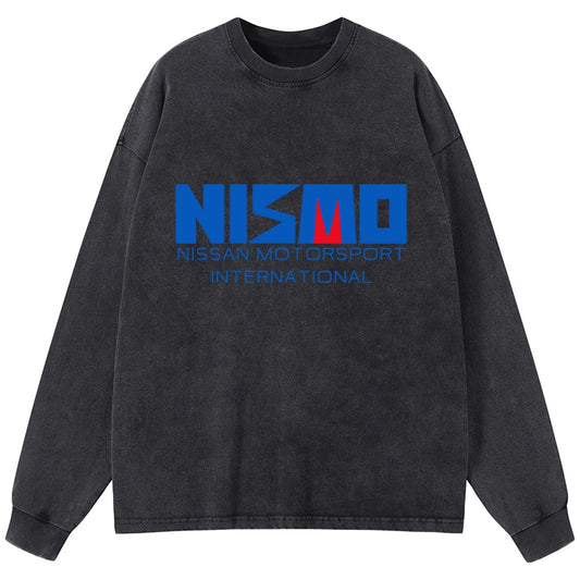 Tokyo-Tiger Nismo Japanese Washed Long Sleeve T-Shirt