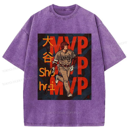 Tokyo-Tiger Japan Shohei Ohtani Japan Washed T-Shirt