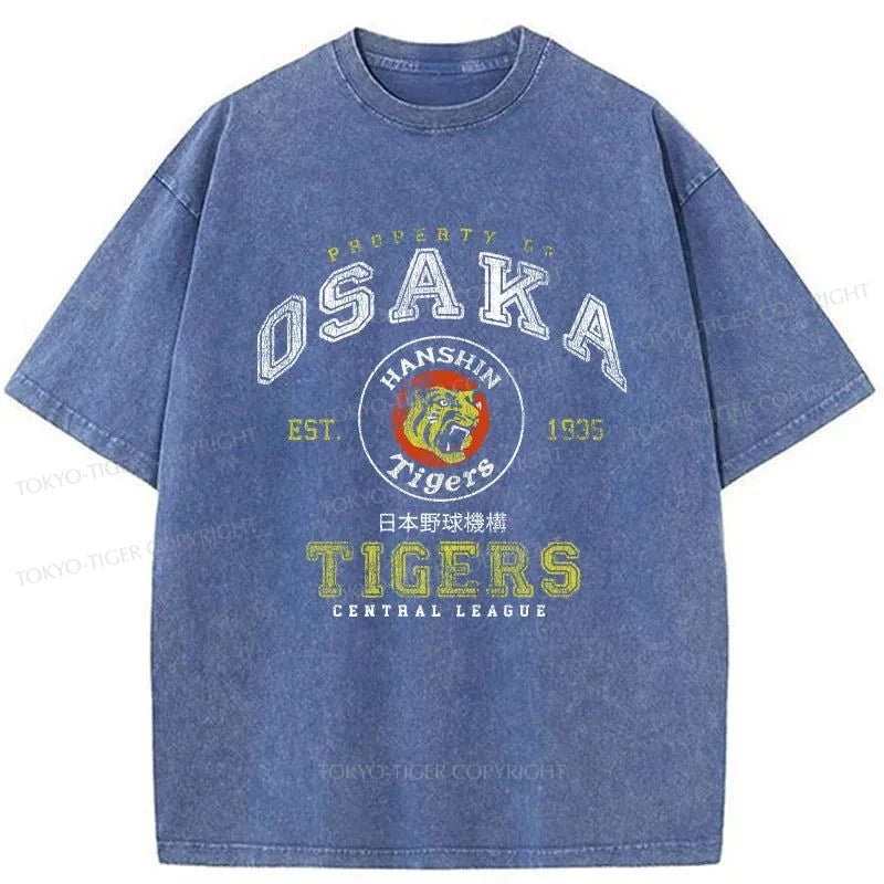 Tokyo-Tiger Osaka Tigers Washed T-Shirt