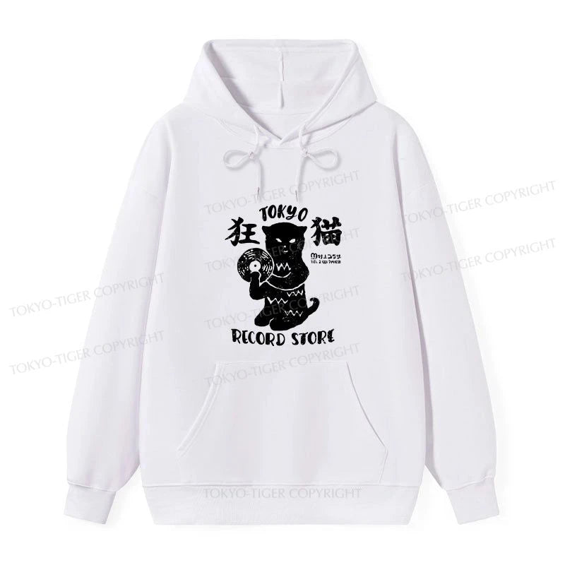 Tokyo-Tiger Tokyo Record Store Cat CD Classic Hoodie