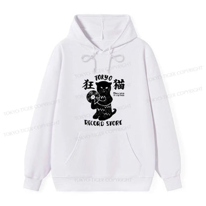 Tokyo-Tiger Tokyo Record Store Cat CD Classic Hoodie