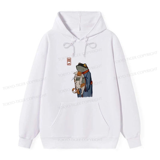 Tokyo-Tiger The Frog Holds The Cat Classic Hoodie