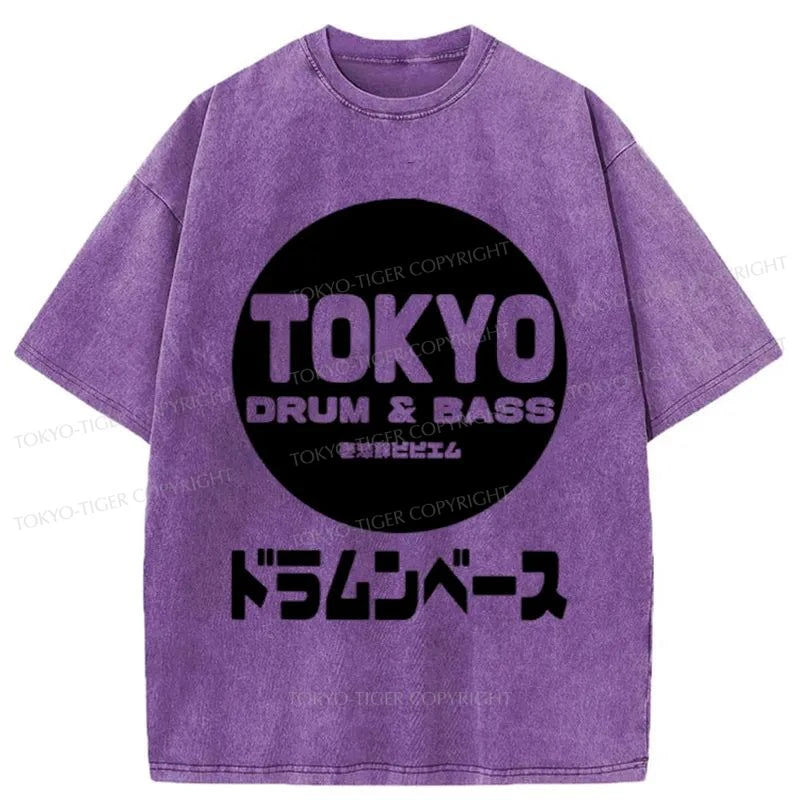 Tokyo-Tiger Tokyo DnB Japanese Washed T-Shirt