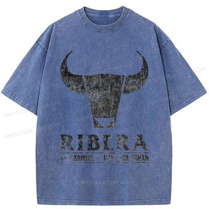 Tokyo-Tiger Ribera Steak House Japan Washed T-Shirt