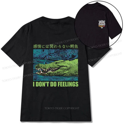 Tokyo-Tiger An Emotionless Crocodile Front Back Classic T-Shirt