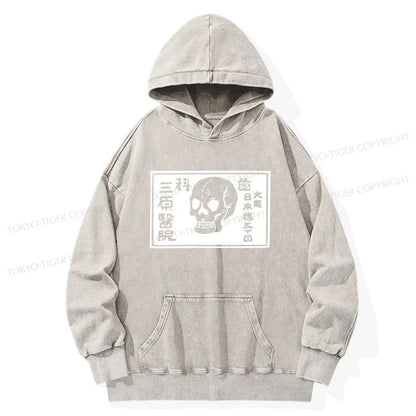 Tokyo-Tiger A Warning Of Death Washed Hoodie