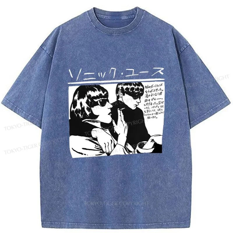 Tokyo-Tiger Sonic Youth Japanese Washed T-Shirt