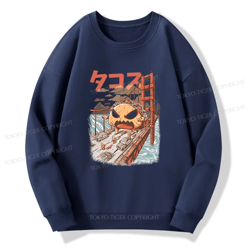 Tokyo-Tiger The Great Taco Kaiju Japanese Sweatshirt