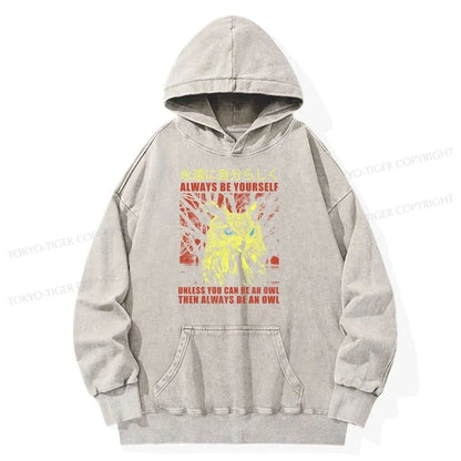 Tokyo-Tiger Always Be Yourself Japanese Washed Hoodie