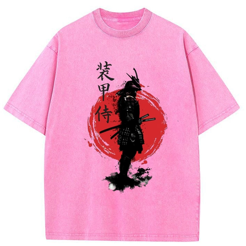 Tokyo-Tiger Japanese Armored Samurai Washed T-Shirt