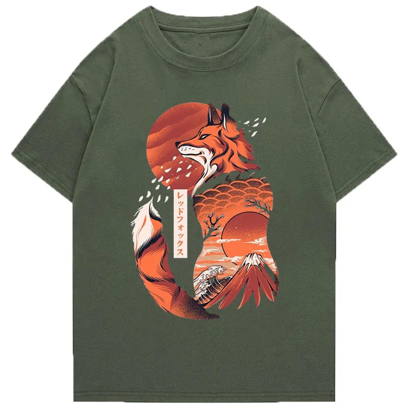 Tokyo-Tiger Japanese fox tattoo Classic T-Shirt