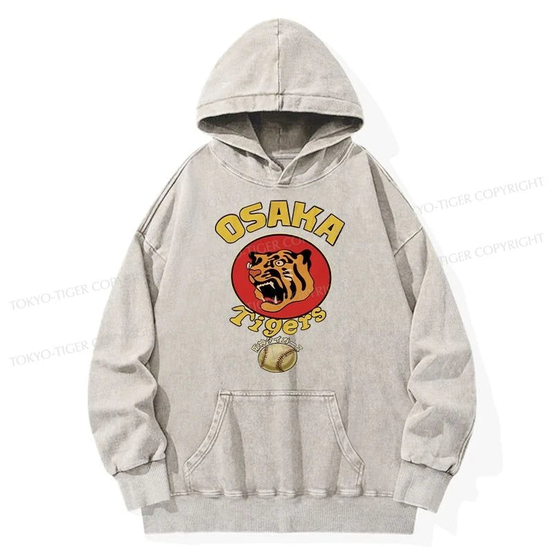 Tokyo-Tiger Osaka Tiger Baseball Washed Hoodie