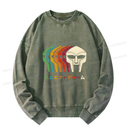 Tokyo-Tiger Retro MF Doom Washed Sweatshirt