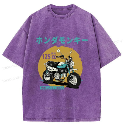 Tokyo-Tiger Honda Motorcycle Japanese Washed T-Shirt