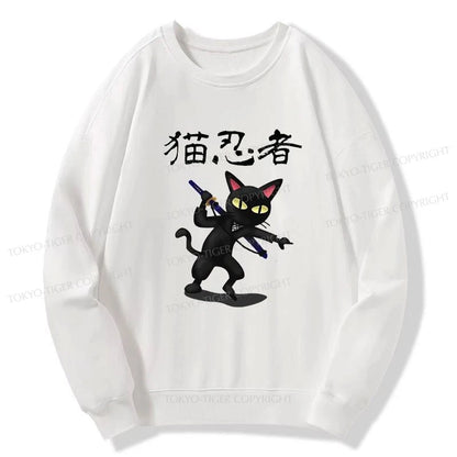 Tokyo-Tiger Ninja Cat Sweatshirt