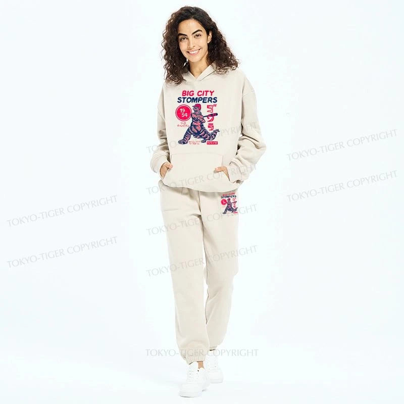 Tokyo-Tiger Big City Stompers Fleece Lined Hoodie Set