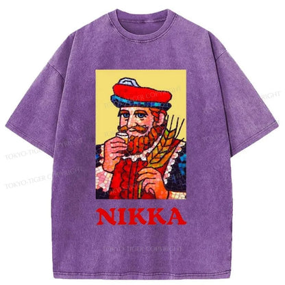 Tokyo-Tiger NIKKA Japanese Washed T-Shirt